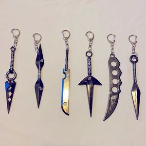 Naruto swords keychain